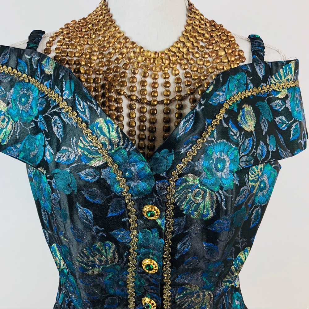 Cachet Structured Corset Off-Shoulder Blouse - image 5